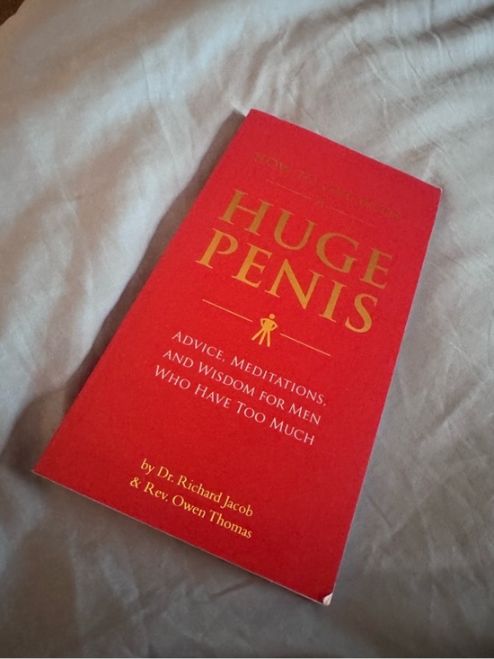 Quirk Other - How to Live With a Huge Penis Paperback Book Gag Gift for Men NWOT
